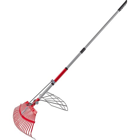 Universal Rechen Laubrechen mit Greifer und Teleskop Alustiel, Breite 53 cm (1/4)
