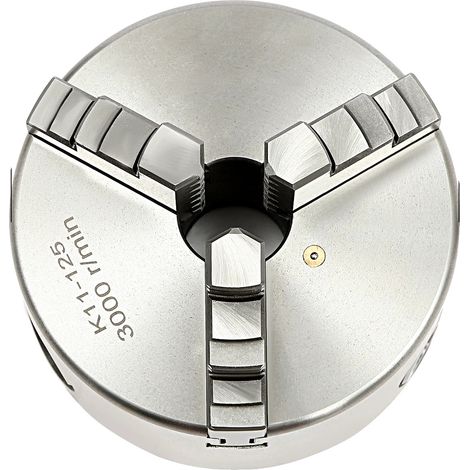 Mandrin de tour, options à 3 et 4 mors, conception de centrage automatique de précision, 3 Mâchoire-125mm (1/2)