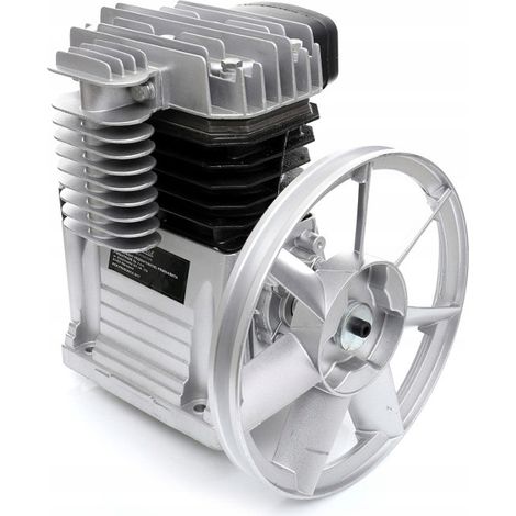 Compresseur d'air 5,5 kW double piston 8 bar – Débit 820 l/min – Construction aluminium et fonte – Pour chantiers humides et travaux intensifs (1/5)