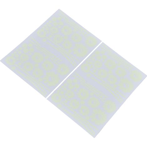 Sticker mural lumineux, autocollant mural phosphorescent à faire soi-même, sticker décoratif pour chambre à coucher, pour la maison (Indicum)