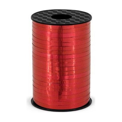BOLDUC Geschenkband, glänzend, 5 mm x 225 m, rot