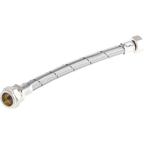 Tuyau flexible 15 bar, longueur 300mm, BSP 3/4" femelle vers Compression 22 mm EPDM ( Prix pour 1 )