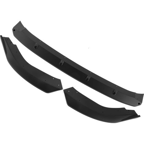 Pare-chocs avant spoiler K·SEEK DESIGN 3 pièces lèvre splitter noir mat pour Volkswagen Golf MK8 2021+ (1/5)