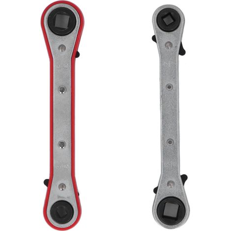 Spacnana 2-teiliges Doppelvierkant-Schlüsselset für Reparaturen, vielseitig einsetzbar für diverse Gegenstände, aus robustem Kohlenstoffstahl (1/5)