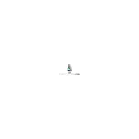 Cecotec Campana Extractora Piramidal 90 cm Bolero Flux PT 904400 Inox A+++. Cristal Frontal en Blanco, Succión 449,5 m³/h