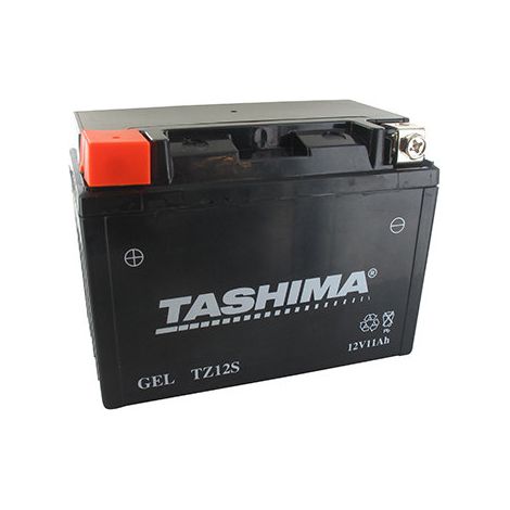 Versiegelte Blei-Batterie 12V Gel/AGM, 11A. L: 150, B: 87, H: 110 mm, links für Scooter, Motorräder. - Batterie zum Einfüllen mit Säure Av