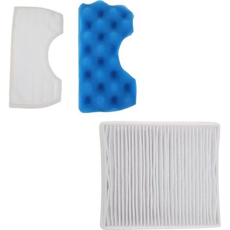 filtre à poussière HEPA H11 + 1 jeu de filtres HEPA bleus pour aspirateur Samsung SC4300 SC4470 VC-B710W... (1/4)