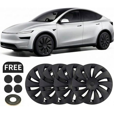 Copricerchi da 19 pollici (neri) per Tesla Model Y Juniper 2025–2026 (1/5)