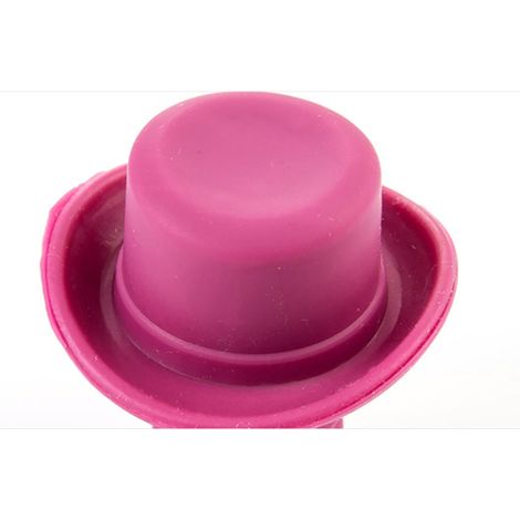 A1939 Bouchon de bouteille en silicone chapeau biere vin liege fermeture bouteille (rouge vin)