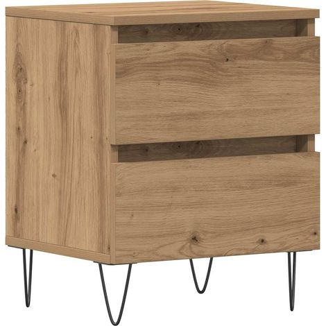 Maison Exclusive - Armadio da Notte rovere artigianale 40 x 35 x 50 cm (1/5)