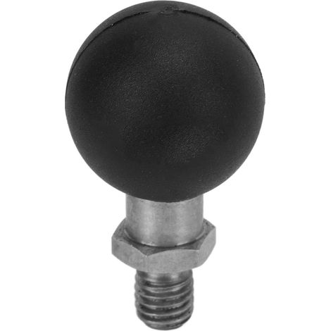 Support de boule d'adaptateur caméra 1 pouce, vis filetée M8, tête rotative pour guidon de moto, vélo et VTT (1/5)