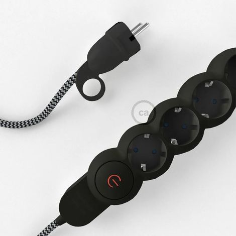 Multiprise Creative Cables m1t4n01rz04 3680W câble rayonne 1m (1/3)