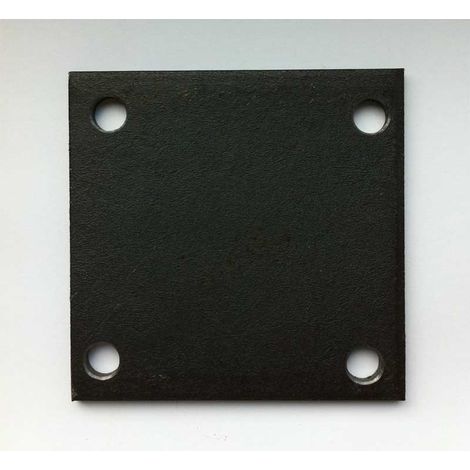 Plaque acier 100 x 100 à souder – Pour fixation sur béton armé – Résistante à la corrosion – Usage professionnel – Automatisme Online