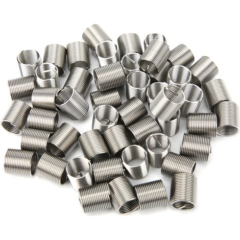 50 inserts filetés mâle femelle écrou réducteur réparation fil inox M10x1x2D (1/5)