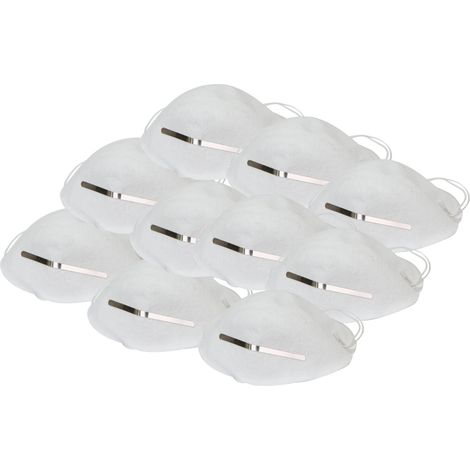 Rolson 60402 - Maschera polveri irritanti (10 pezzi)