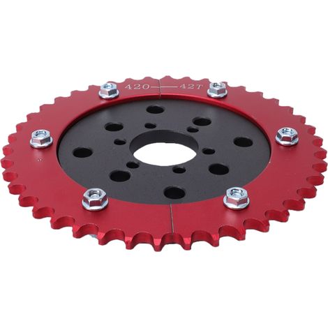 Adaptateur de moyeu de pignon fendu, chaîne 420, 42 dents et remplacement pour Predator 212ml 196ml 6.5 chevaux (1/5)
