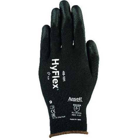 Ansell Handschuh HyFlex 48-101,schwarz, Gr. 11 12 Stk