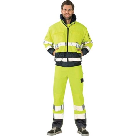 Planam  Chaqueta  de  seguridad  talla  XL  amarillo  /  marino  -  2047056 (1/4)