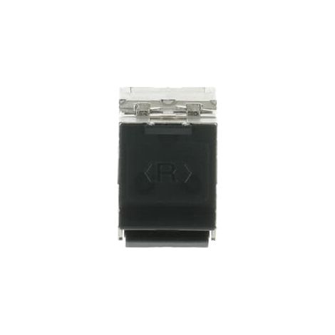 Busch-Jaeger Insert Modular-Jack Keystone Cat 6a RJ45 Fiche 8(8) argent (0229/04), 2CKA000230A0473