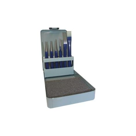 Juego de herramientas 6 pzs acero CrV lacado caja metal TECWERK (1/2)