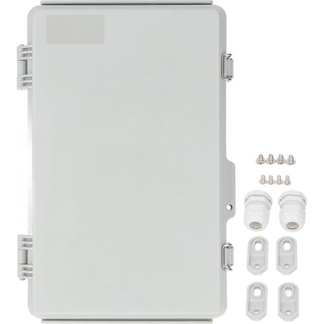 Boîte de Jonction Étanche IP67 - ABS Anti-Choc 175x275x110 mm, avec Plaque de Montage - Pour Arrosage, Éclairage, Électronique et Bateau (1/5)