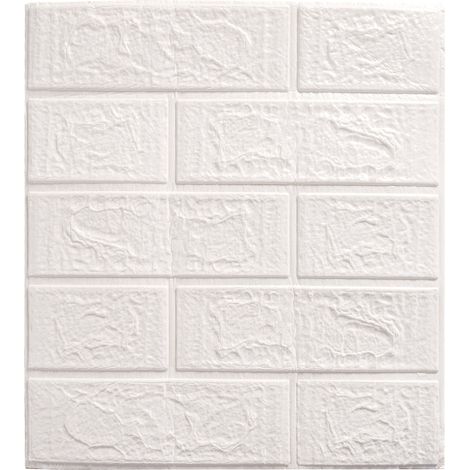15PCS Self-Adhesive 3D Wall Panels Wallpaper with Brick Effect (1/5)