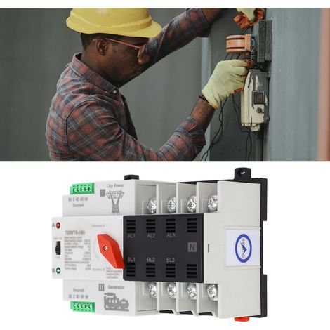 Tongou 4P 400V AC63A Dual Power Automatischer Umschalter (1/5)