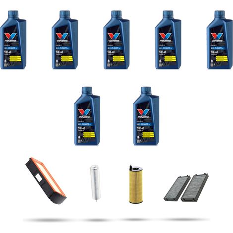 Kit tagliando 4 FILTRI e 7L OLIO compatibile con Bmw X6 (E71,E72) M50d 280kw dal 2012 (1/5)