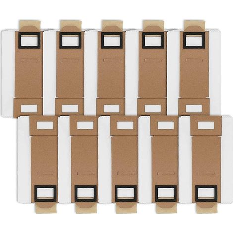 Lot de 10 sacs de rechange pour aspirateur Roborock S7, compatibles avec les modèles Roborock S7, T7S et T7S Plus. (1/5)