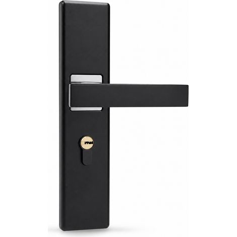 Serratura magnetica silenziosa per porta interna nera 50 mm (1/5)