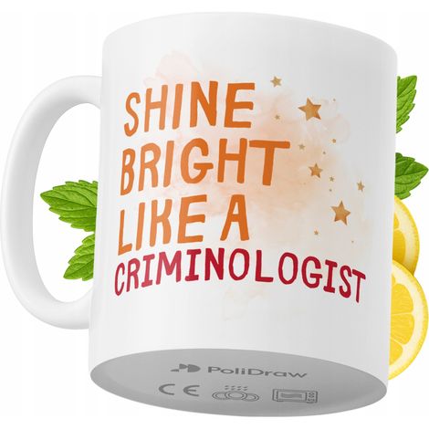 Mug humoristique pour criminologue, avec un texte amusant et un design graphique original. Idéal pour les anniversaires, les fêtes et les occasions spéciales. Mug premium pour la maison, le bureau et  (1/5)