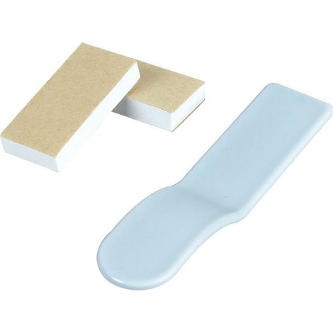 Lève-couvercle de toilettes bleu - poignée hygiénique pour (1/5)