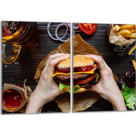Glasschutzplatte für den Herd 2x40x52 Hamburger (1/5)