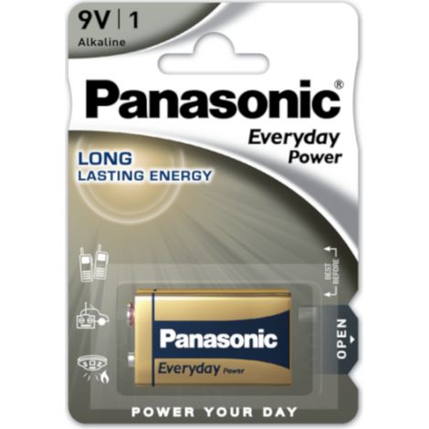 Pile 9V 6LR61 Everyday Power (1/2)