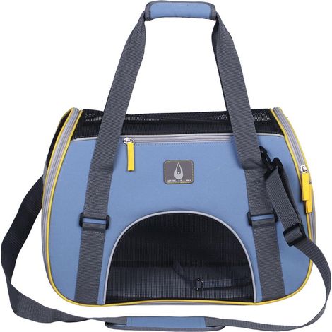 Zu e lu trasportino per cani alor denim medium fino 6 kg (1/5)