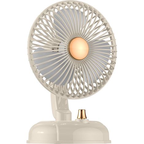 Ventilador oscilante retro,ventilador de escritorio metálico de estilo retro,ángulo de inclinación del cabezal ajustable (1/4)