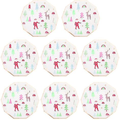 8 assiettes en carton (1/3)
