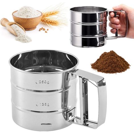 Beyamis Tamis farine acier inox - Gâchette pâtisserie semi-automatique (1/5)
