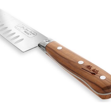 Couteau Santoku 16 cm manche bois d´olivier - Alice Délice