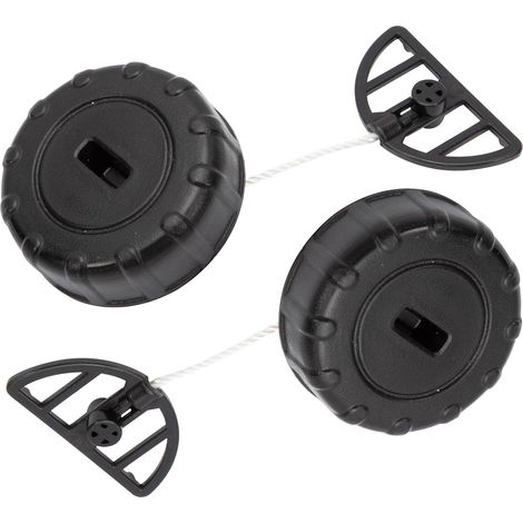 Juego de 2 tapas de depósito de aceite para Stihl 017 018 para MS170 MS180 Tapa de combustible de repuesto N.° 1130 350 0500 Repuestos para motosierra (1/5)