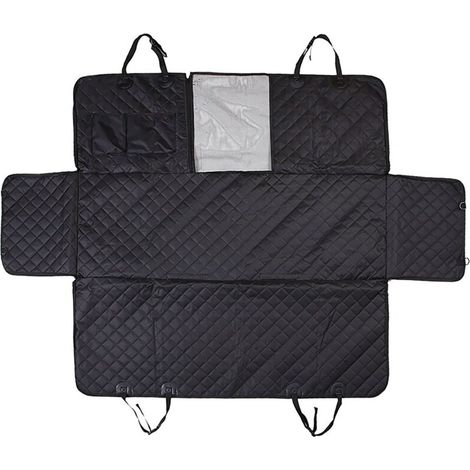 Housse de voiture pour le transport de chiens/chats, imperméable, 137x147 cm, noire
