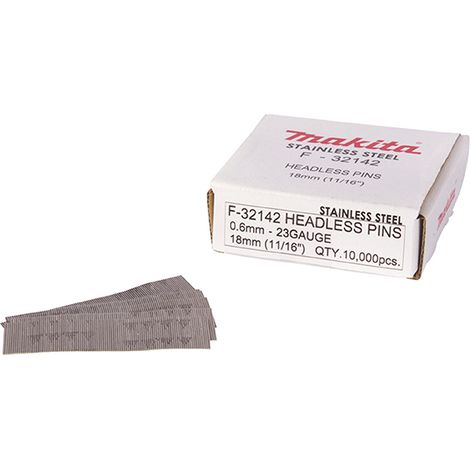 MAKITA F-32142 CLAVOS PIN INOX 18MM