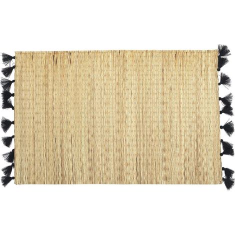 Set de Table Déco "Pompons" 30x45cm Naturel (1/2)