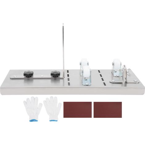 Kit machine DIY découpeur de bouteille en acier inoxydable, outil artisanal à 3 roues pour verre à vin, lot complet. (1/5)