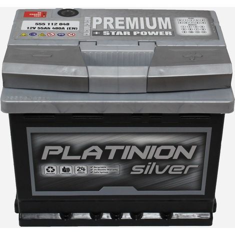 Batería de coche 55Ah  PLATINION PREMIUM