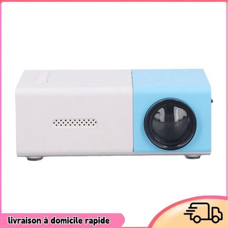 Mini Projecteur - DILWE - HD 1080P - Réflexion Diffuse - Haut-parleur Intégré - Portable (1/4)