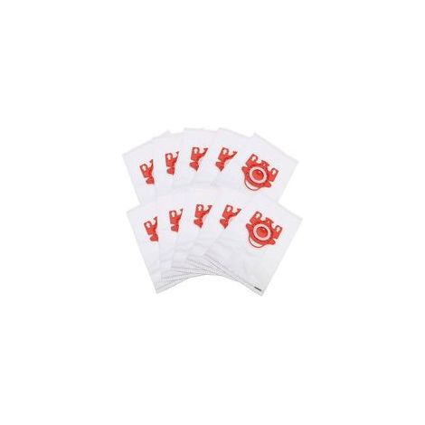 10 pièces pour accessoires d'aspirateur Miele FJM série 3D sac à poussière non tissé sac d'aspiration de poussière pour MIELE FJM C1 et C2 synthétique (1/5)