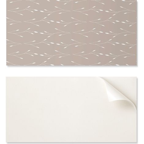 Azulejos de vinilo para pared, ideales para decoraci贸n de interiores moderna, con delicado estampado floral, 10x40x20 cm.