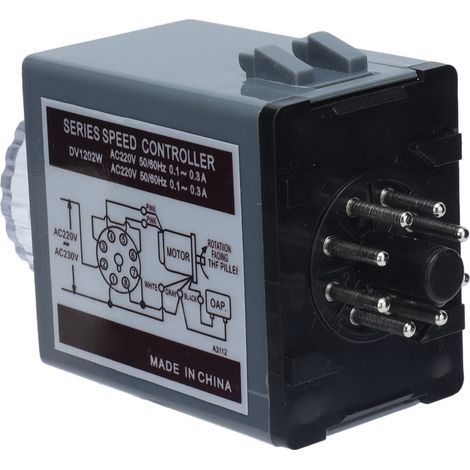 220-V-Wechselstrom-Drehzahlregler, Leistungsdimmer, Steuerschalter für Geräte, Zubehör DV1202W (1/5)
