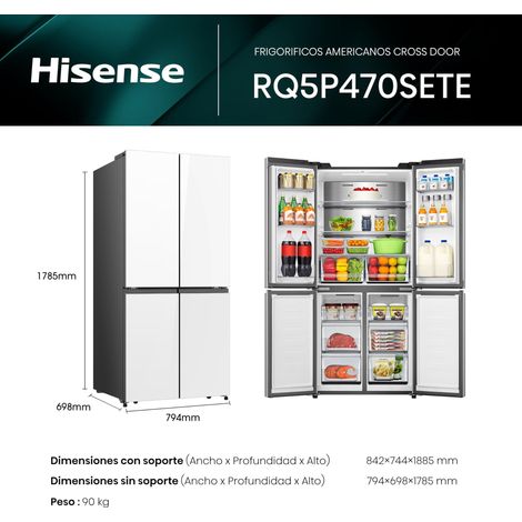 HISENSE RQ5P470SETE FRIGORIFICO COMBI (1/5)